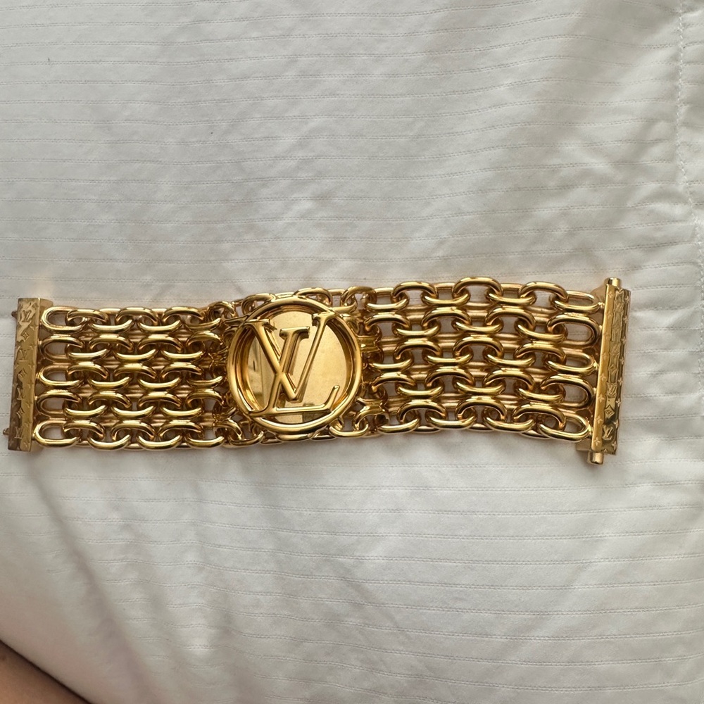 Louis Vuitton Gold Multi-Chain Bracelet